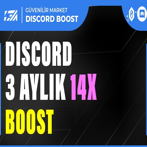  3 Aylık Discord 14x Boost HIZLI - GARANTİLİ